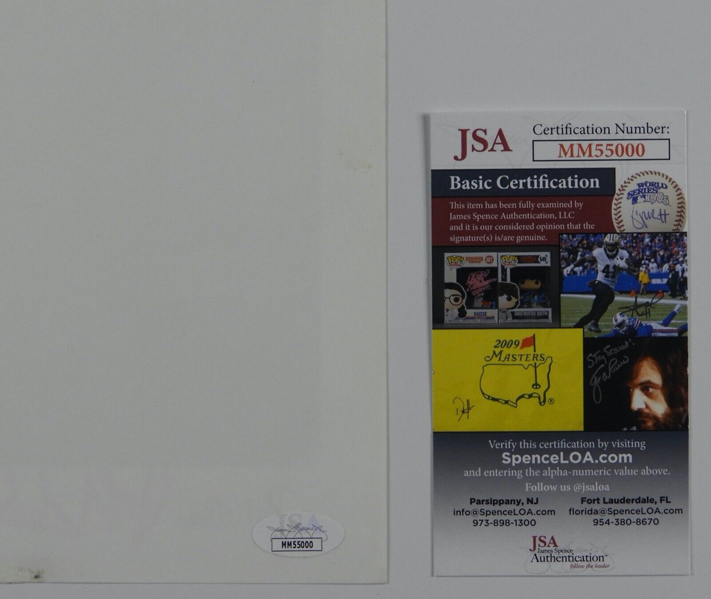 Phil Collins Genesis JSA Signed Autograph 8 x 10 photo