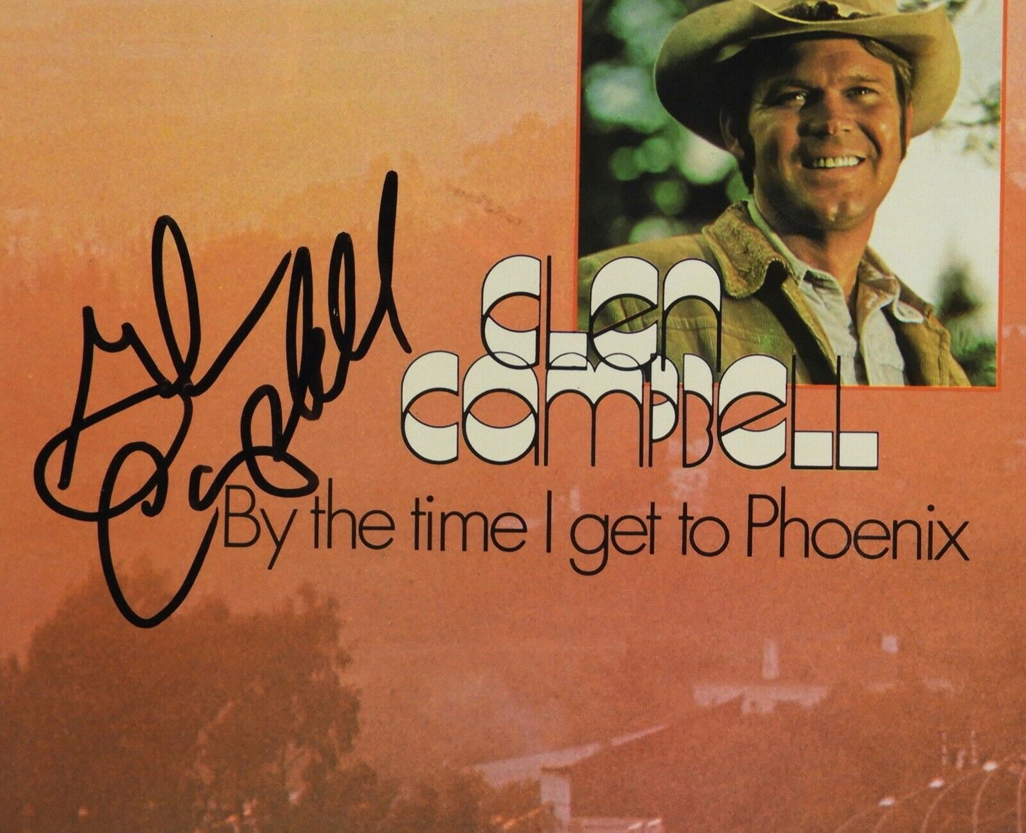 Glen Campbell JSA Signed Autograph Album Record Vinyl By The Time I Get