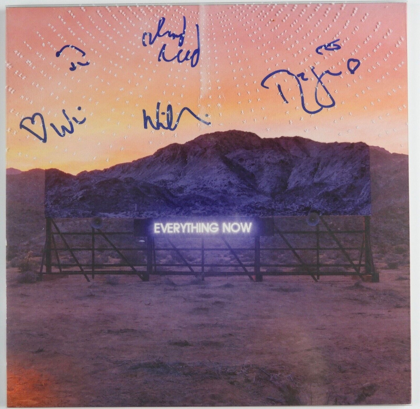 Arcade Fire Fully Group Signed Autograph Record Vinyl Album Everything Now