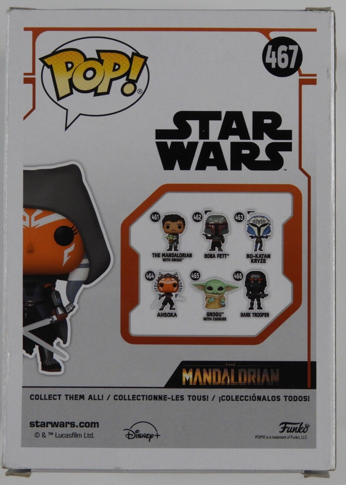 Rosario Dawson JSA Signed Autograph Funko Pop 464 Ashoka Star Wars