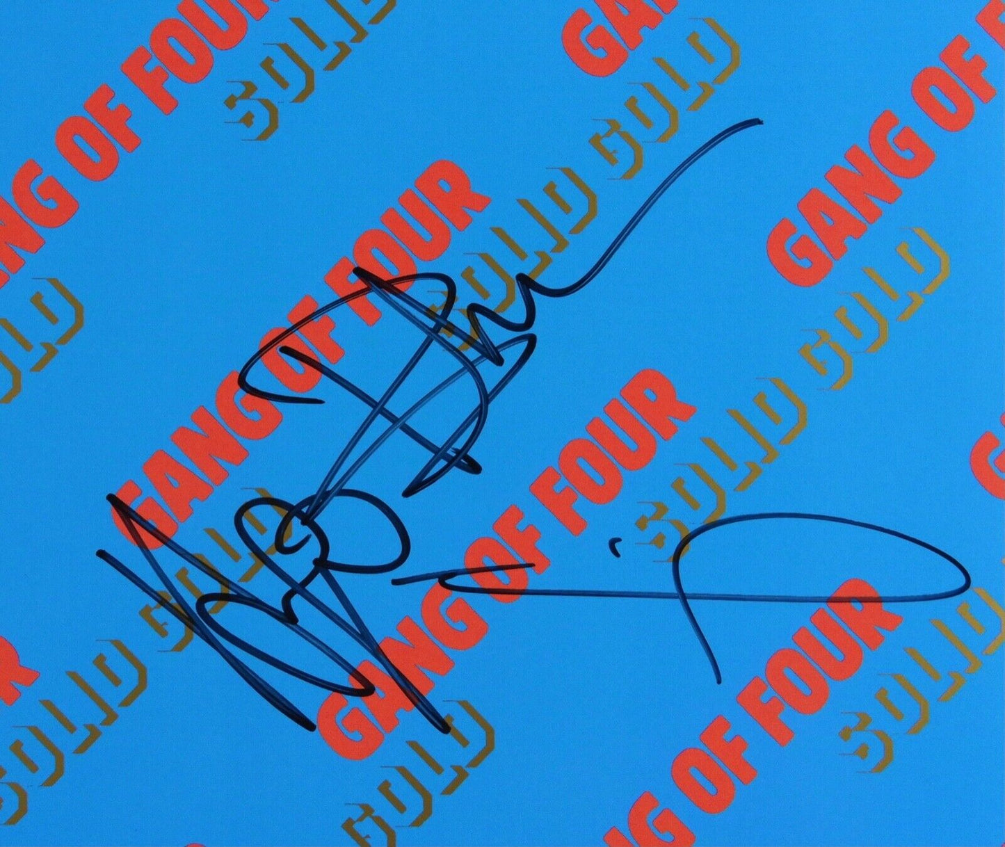 Gang Of Four JSA Signed Autograph Album Record Hugo Burnham Jon King Solid Gold