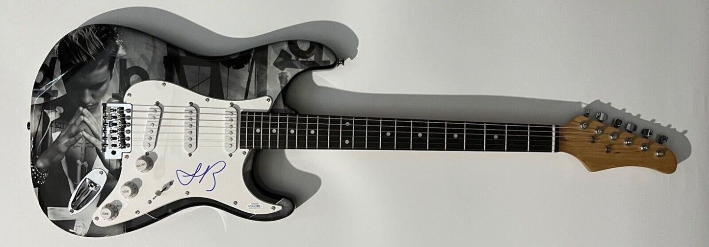Justin Bieber JSA ACOA Autograph Signed Stratocaster Guitar Full Letter COA