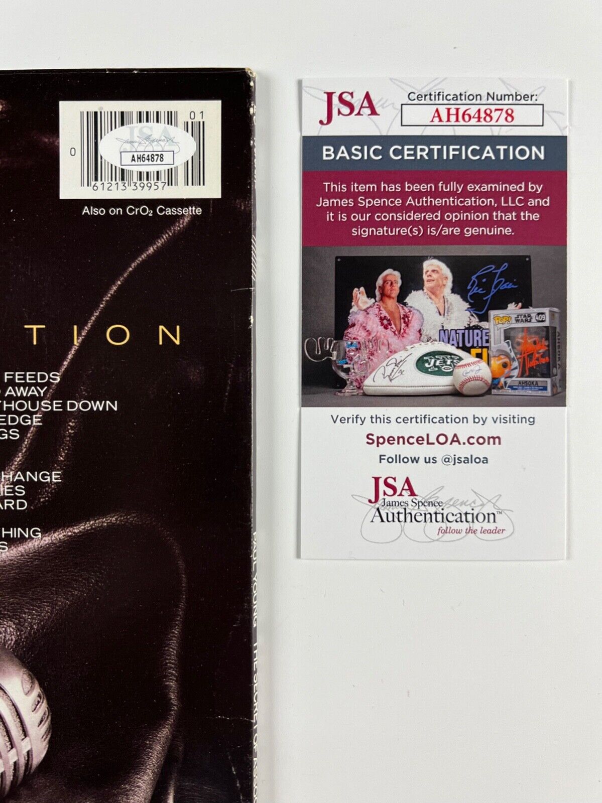 Paul Young JSA Signed Autograph Album Vinyl Record The Secret Of Association