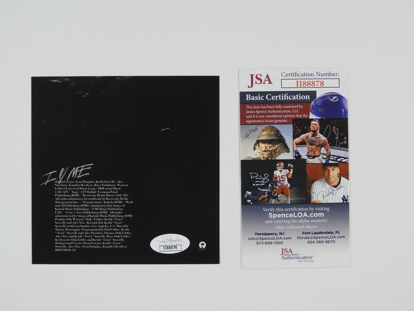 Demi Lovato JSA Signed Autograph CD Booklet I Love Me