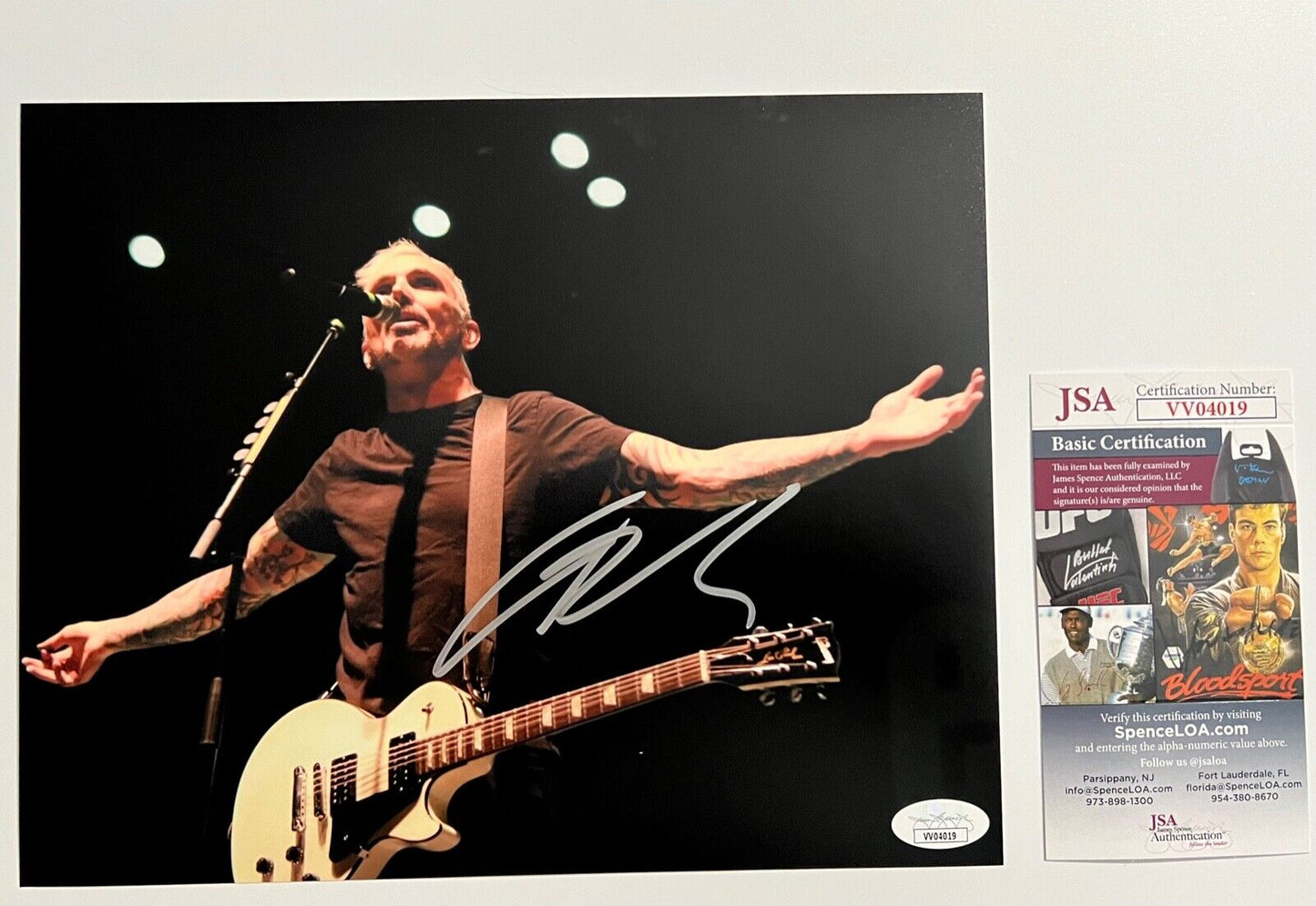 Art Alexakis Everclear JSA Signed Autograph 8 x 10 photo