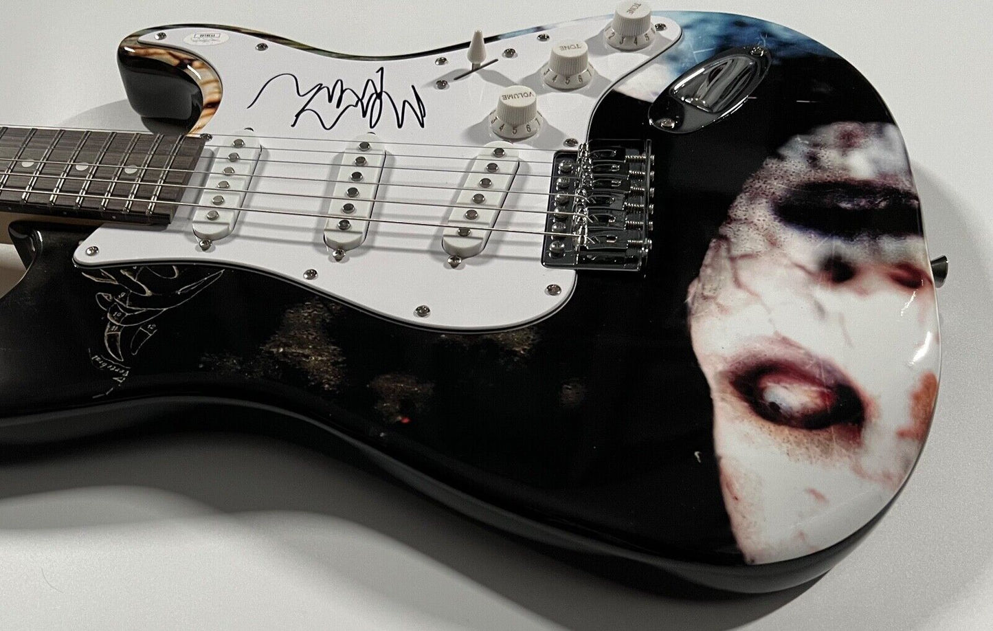 Marilyn Manson JSA Signed Guitar Autograph Stratocaster Guitar