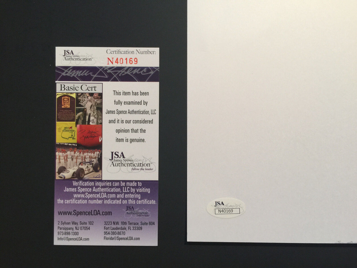 David Morrissey The Gov The Walking Dead Autograph Signed Photo JSA COA 11 x 14