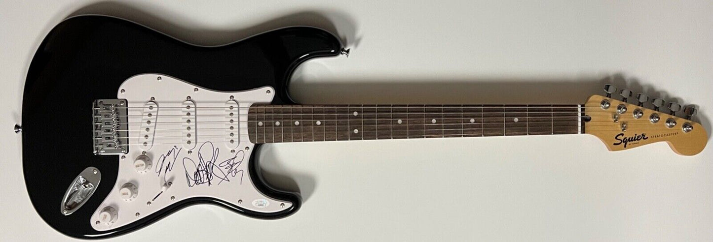 Kings X JSA Fully Autograph Signed Stratocaster Guitar Ty Tabor Gaskill Pinnick