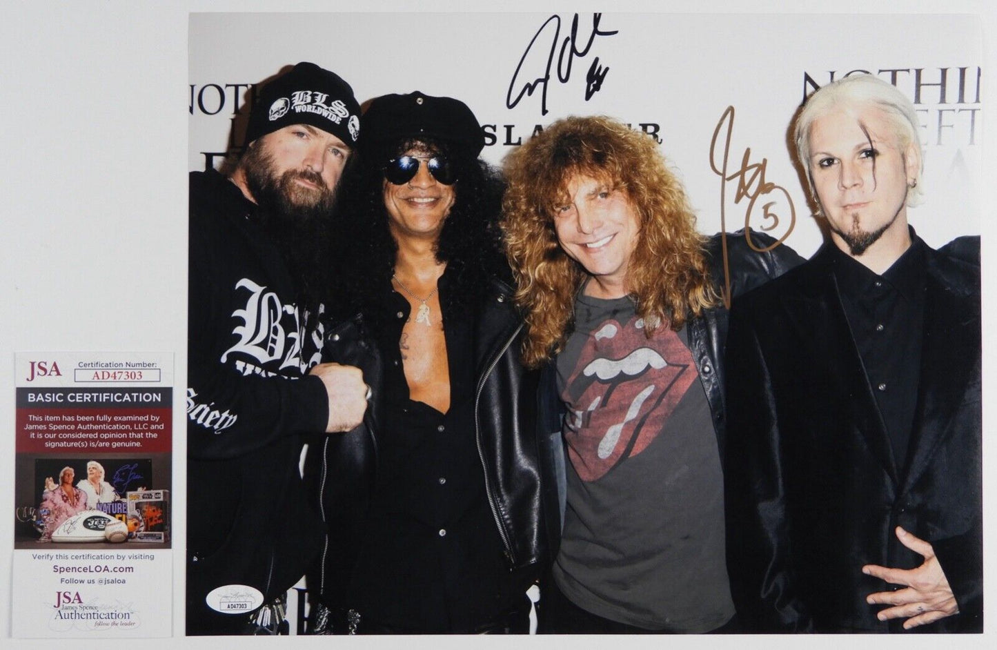 John 5 Steven Alder JSA Signed Autograph Photo 11 x 14 Guns n Roses