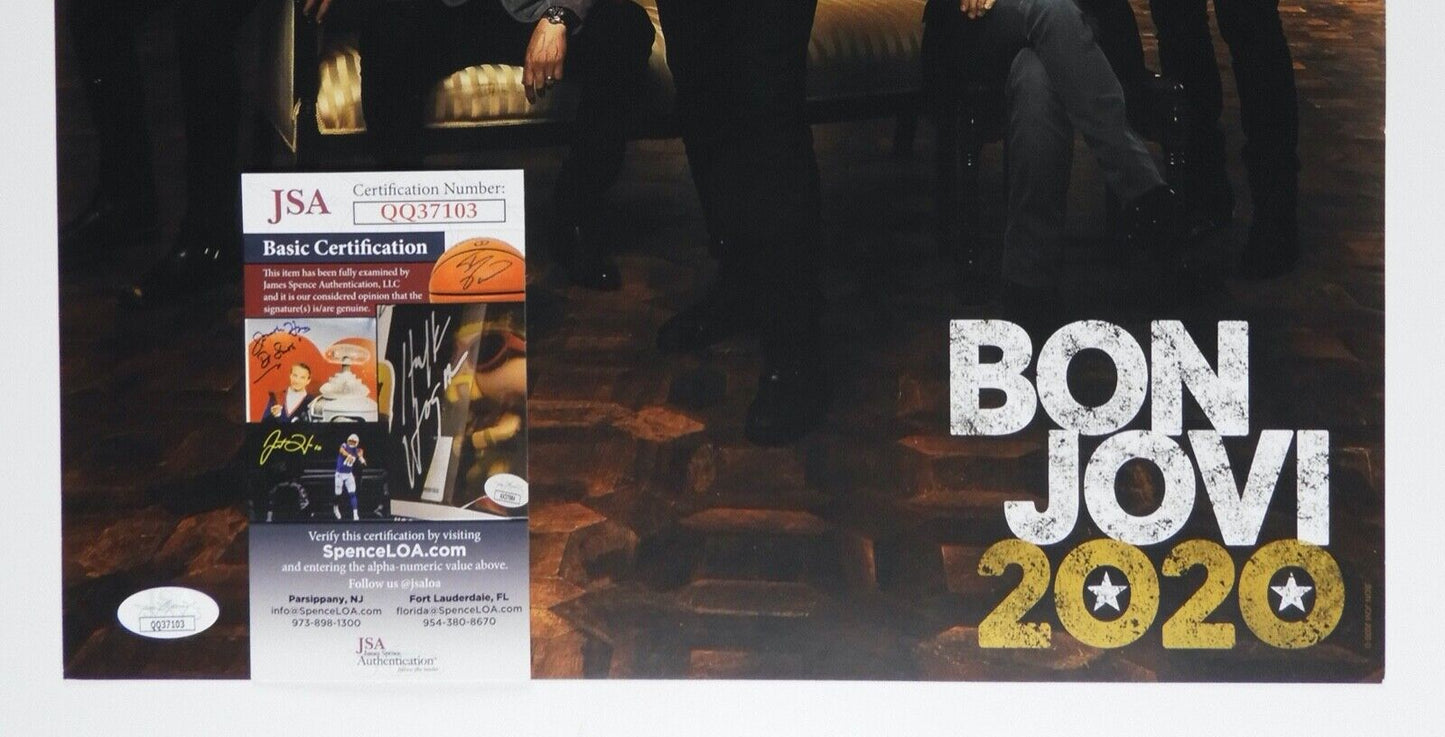 Jon Bon Jovi JSA Signed Autograph Poster Lithograph 2020 13" x 19"