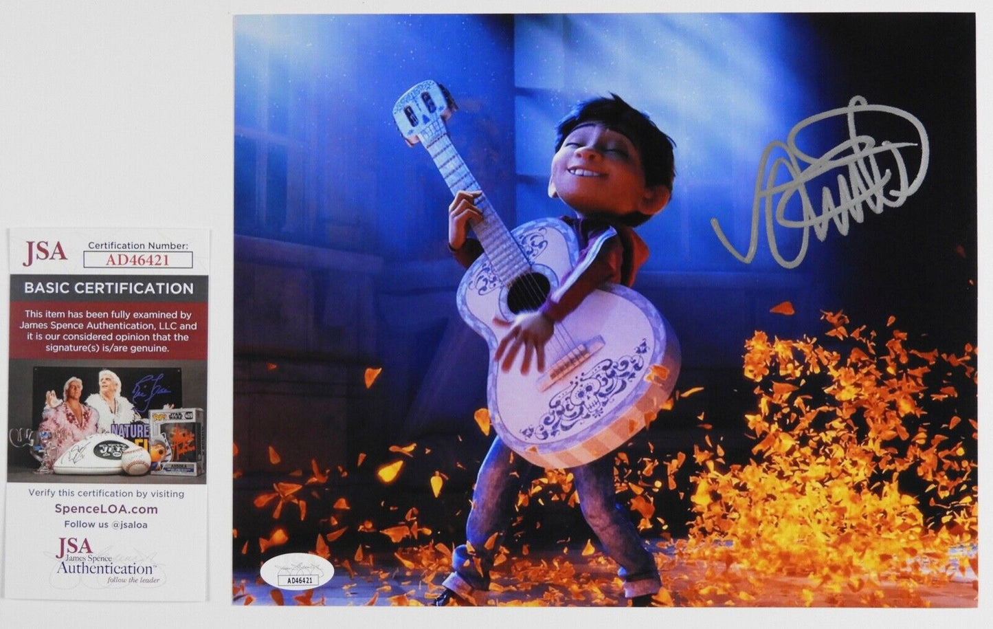 Anthony Gonzalez JSA Signed Autograph Photo 8 x 10 Coco