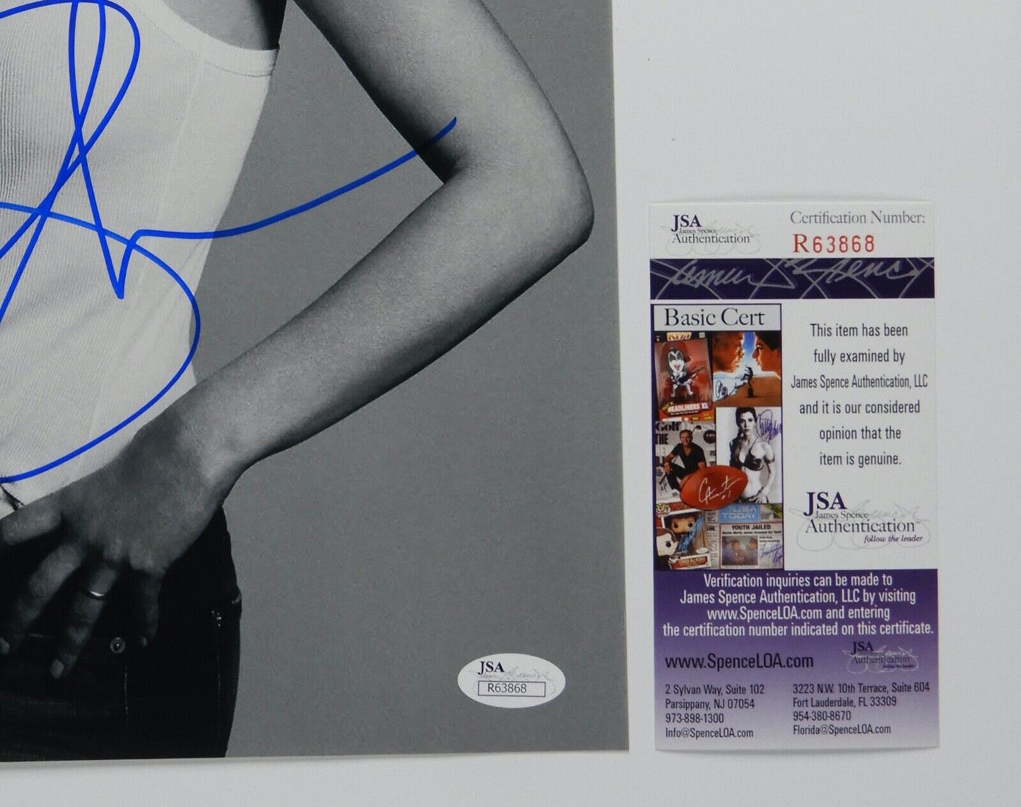 Sharon Stone Autograph JSA 11 x 14 Signed Photo
