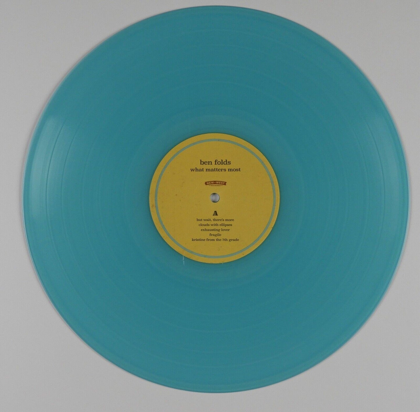 Ben Folds JSA Signed Autograph Album Record Vinyl What Matters Most