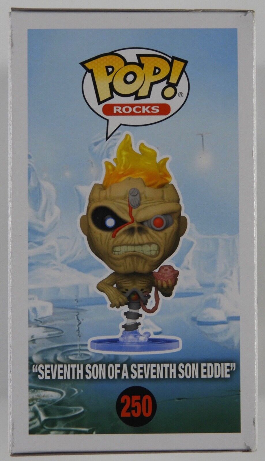 Derek Riggs JSA Autograph Signed Eddie Iron Maiden FUNKO POP #250