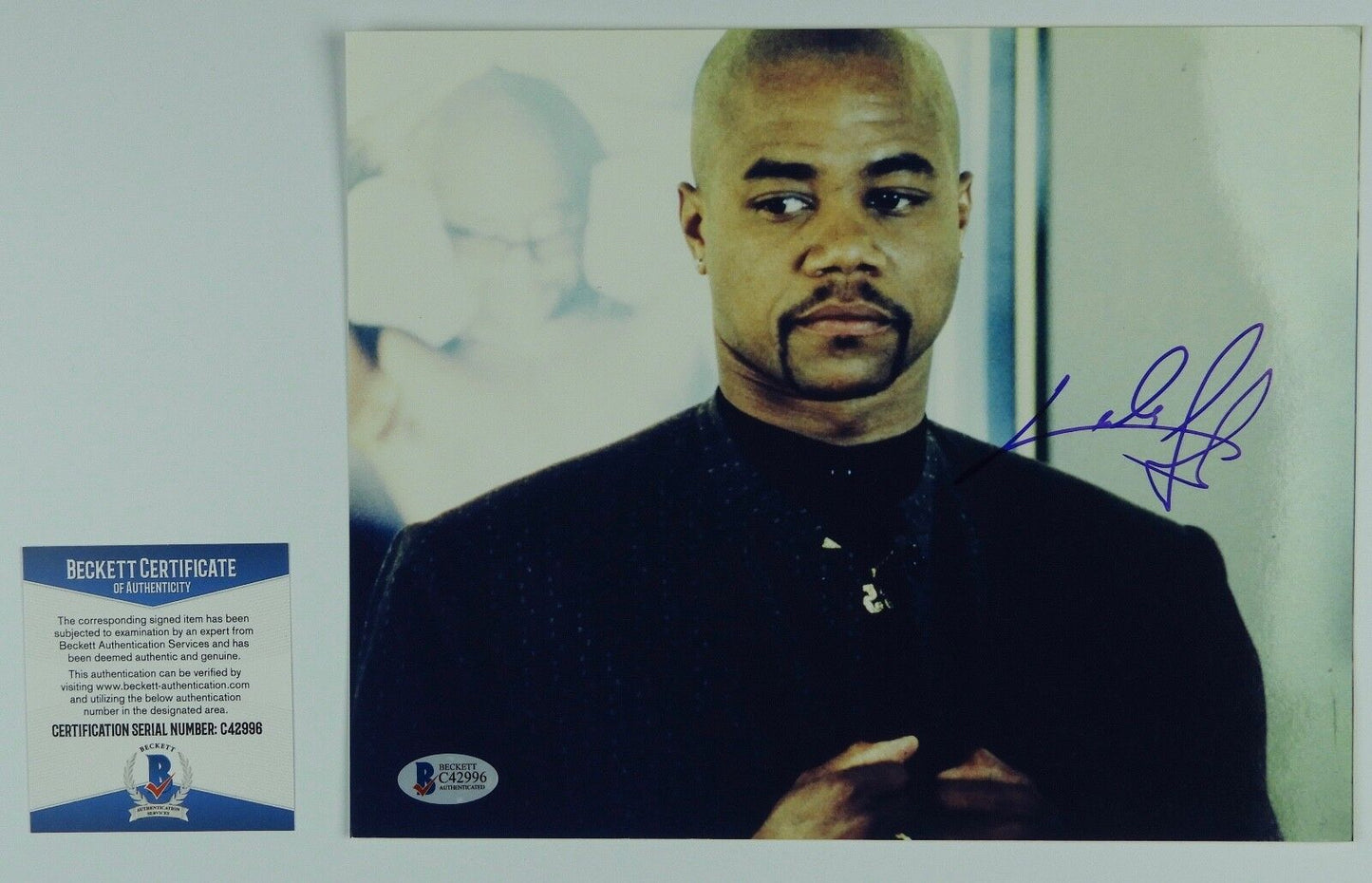 Cuba Gooding Jr signed autograph photo 8 x 10 BAS COA Beckett