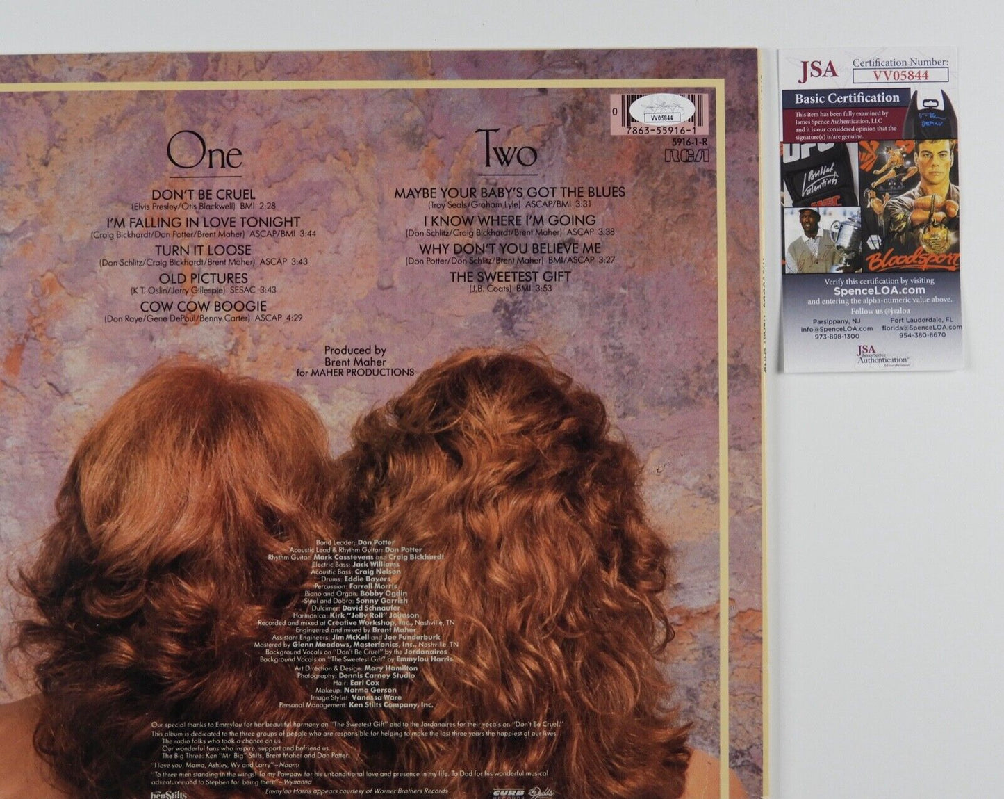 The Judds Naomi Judd JSA Signed Autograph Album Record Wynonna Heart Land