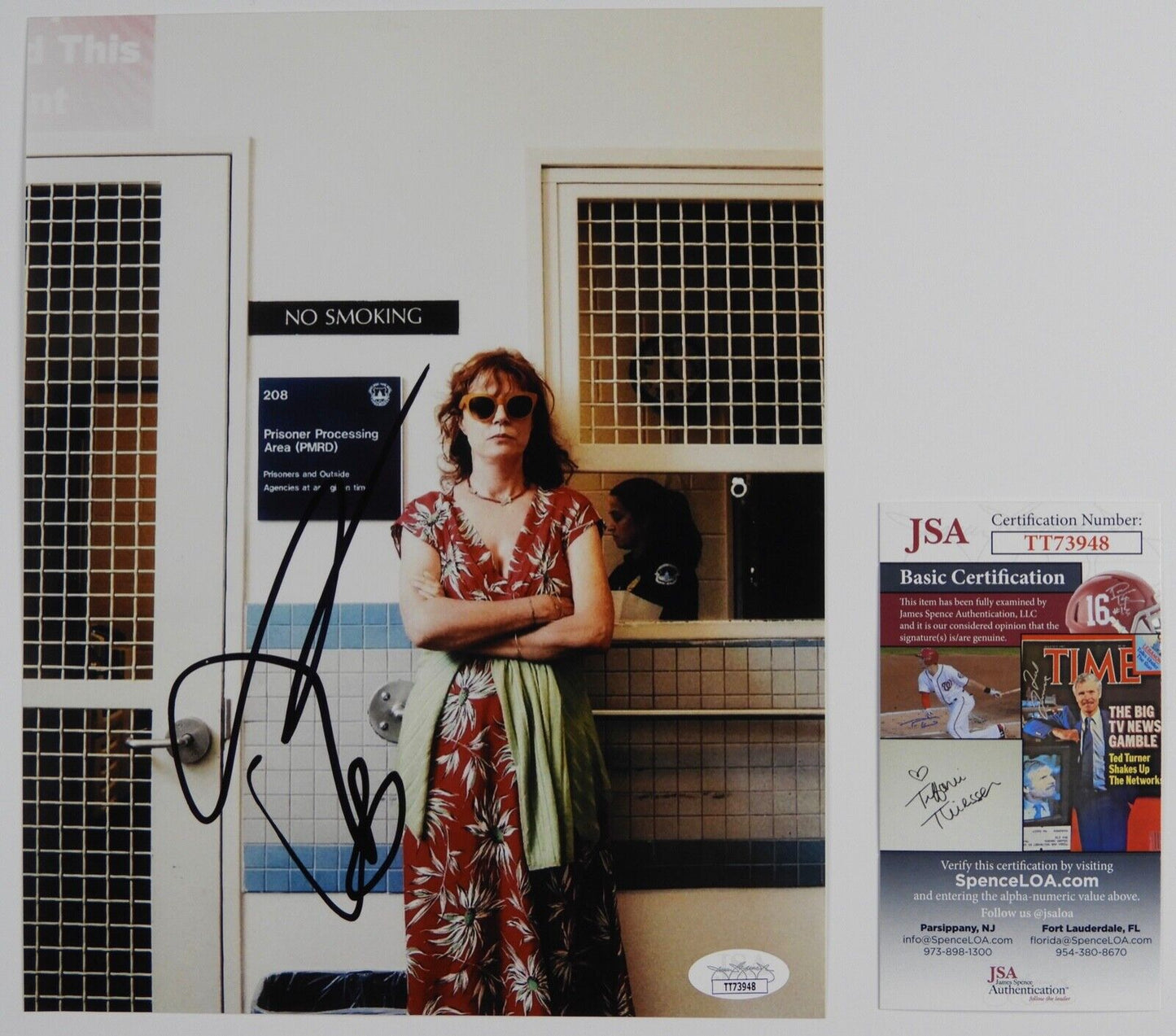 Susan Sarandon Signed Autograph JSA COA 8 x 10 photo