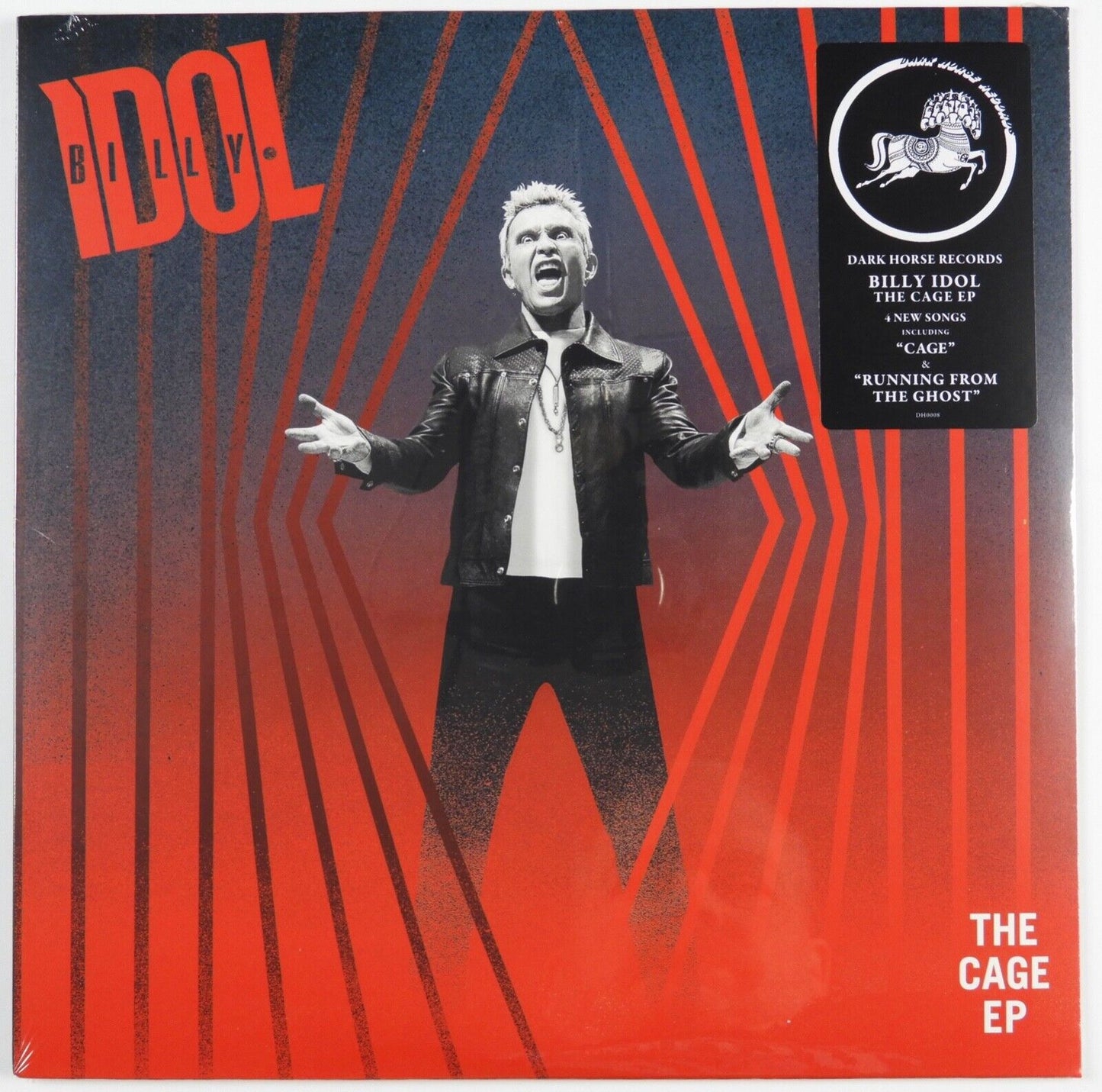 Billy Idol Signed JSA Autograph Album Vinyl Record The Cage EP