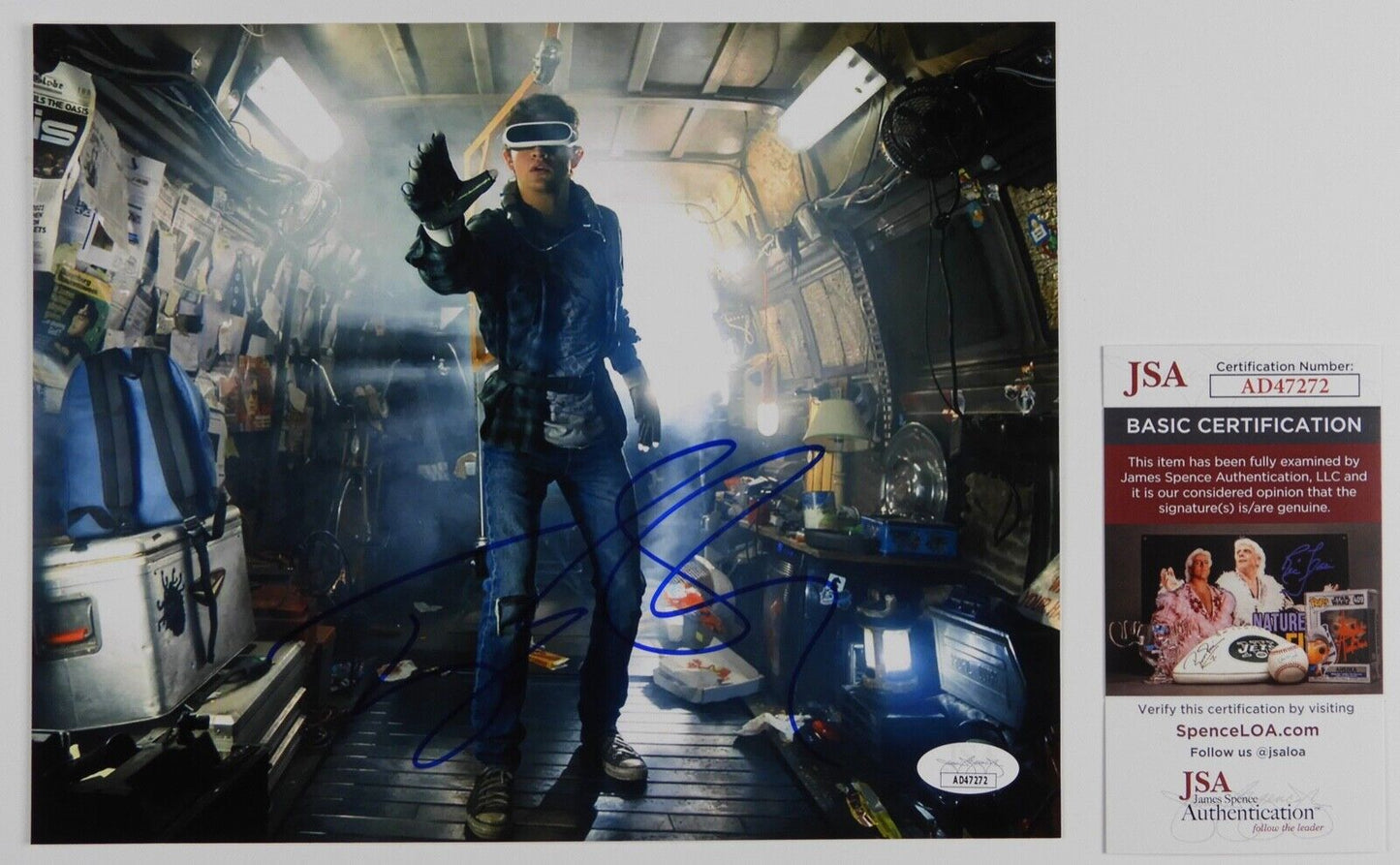 Tye Sheridan JSA Signed Autograph Photo 8 x 10