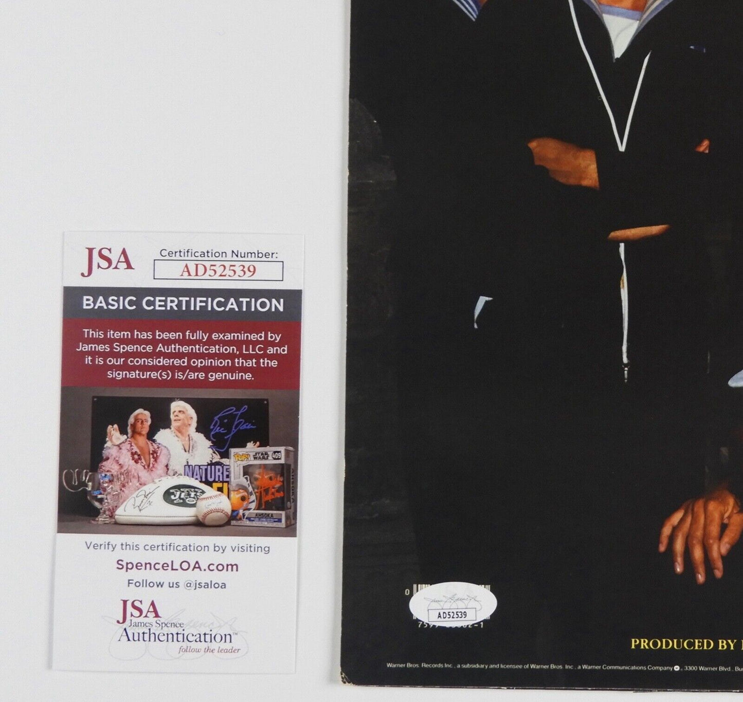 Rod Stewart Signed JSA Autograph Album Record Vinyl Tonight I'm Yours