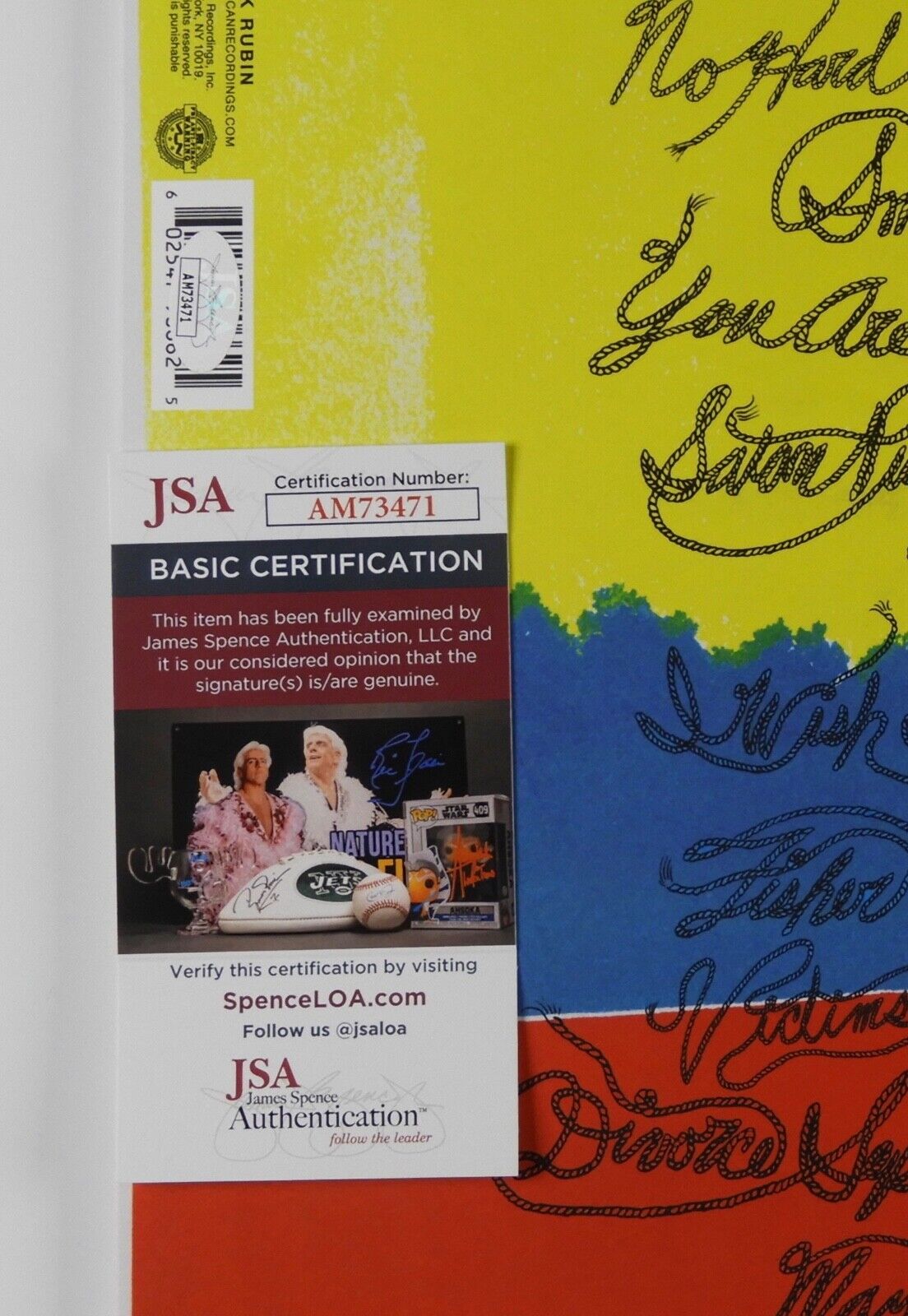 The Avett Brothers JSA Autograph Signed Album Vinyl Record Emotionalism