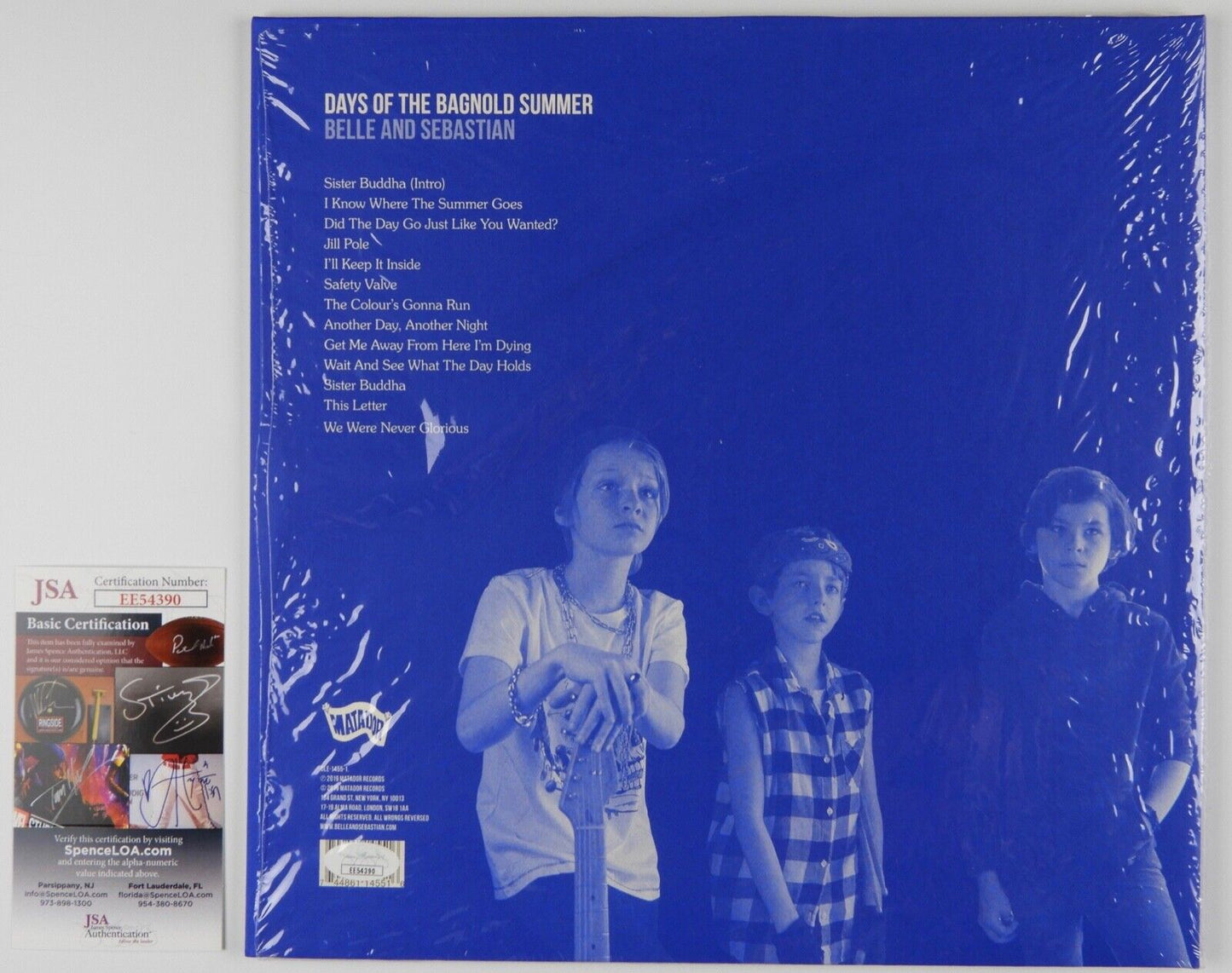 Belle And Sebastian Fully Signed JSA Autograph Record Album Vinyl