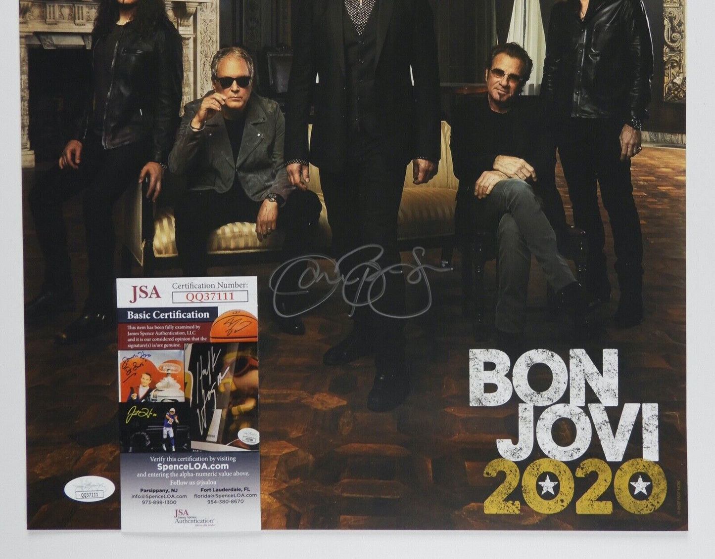 Jon Bon Jovi JSA Signed Autograph Poster Lithograph 2020 13" x 19"