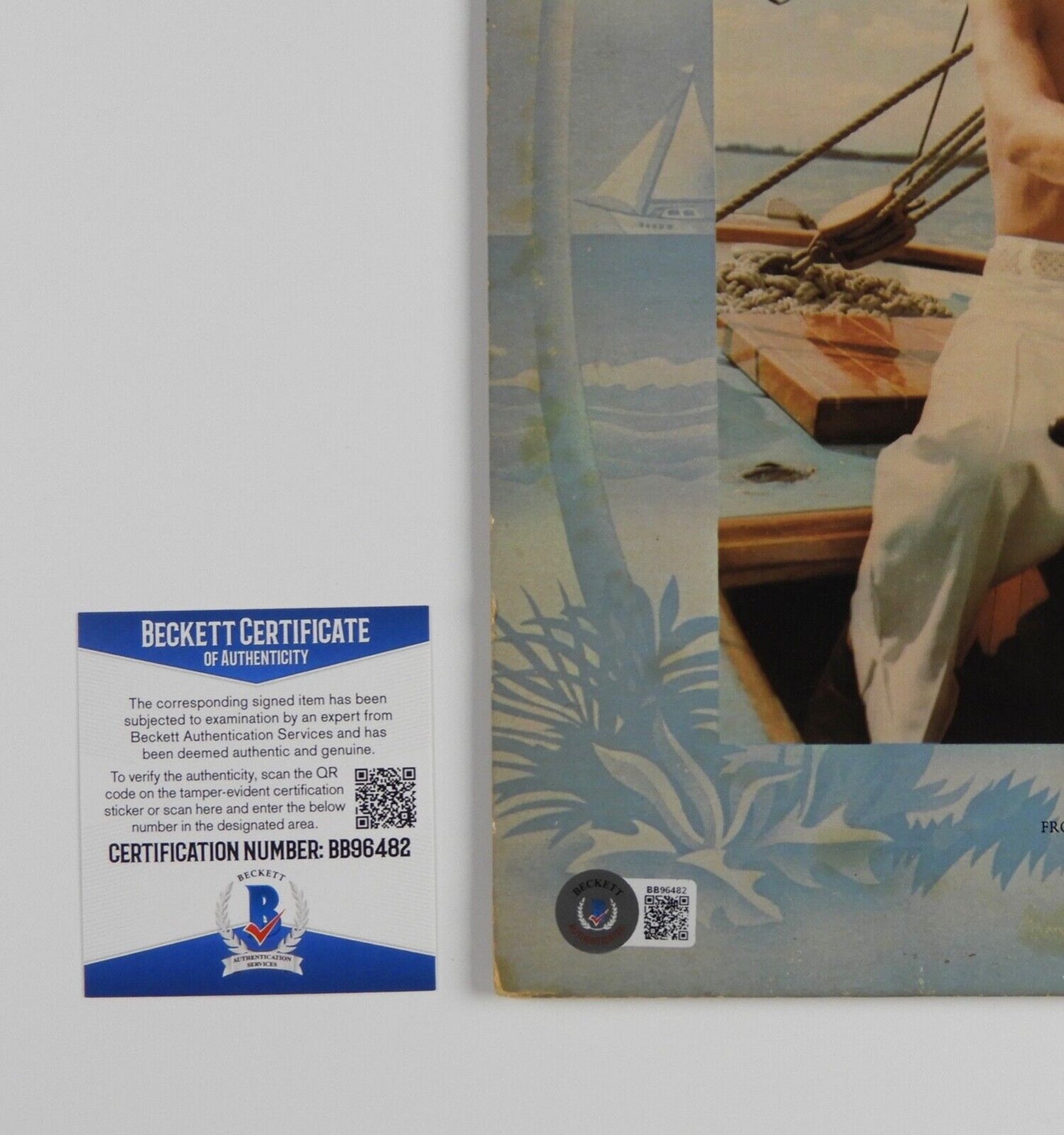 Kenny Loggins Autograph Signed Record Album Beckett Full Sail