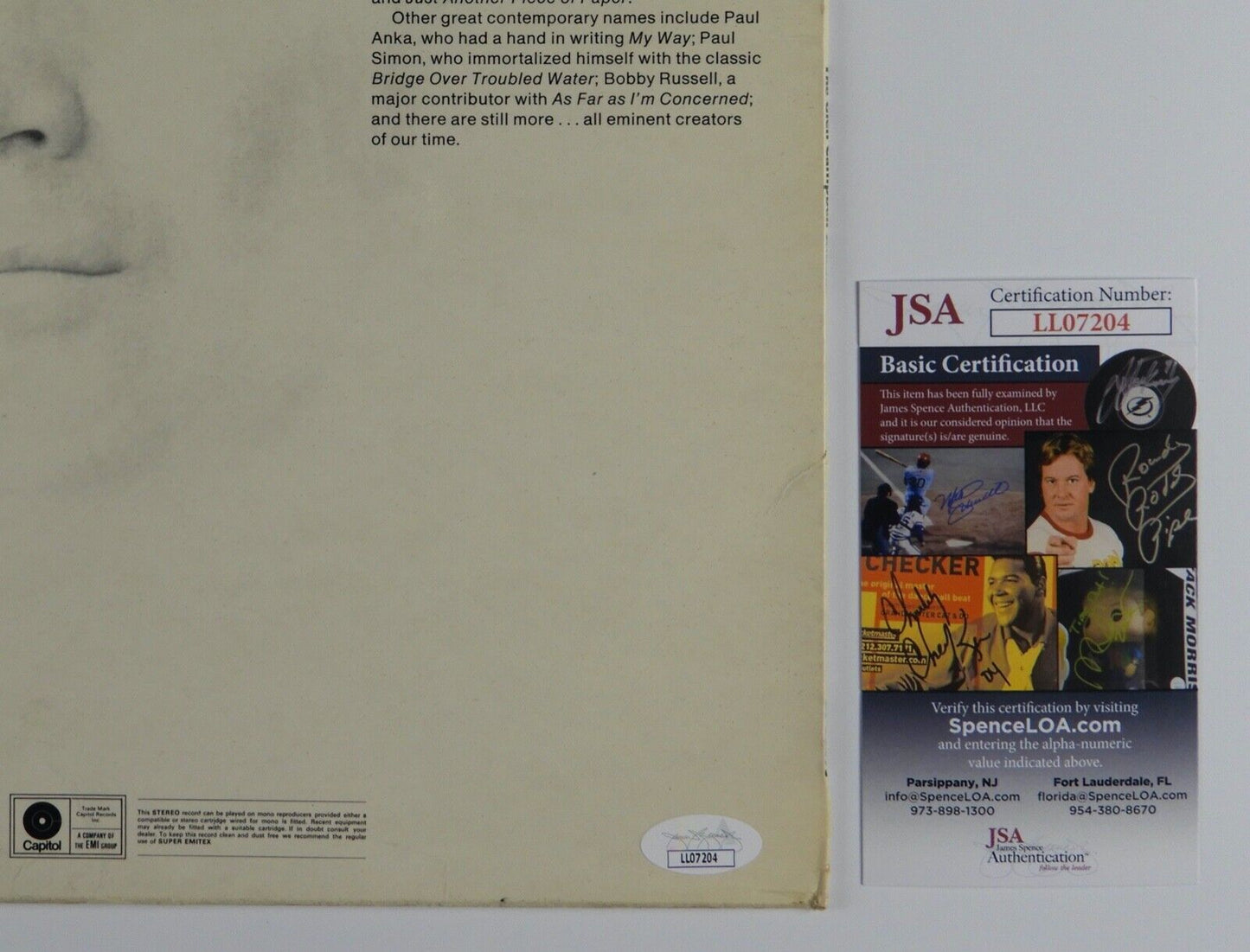 Glen Campbell JSA Signed Autograph Album Record Vinyl The Glen Campbell Album