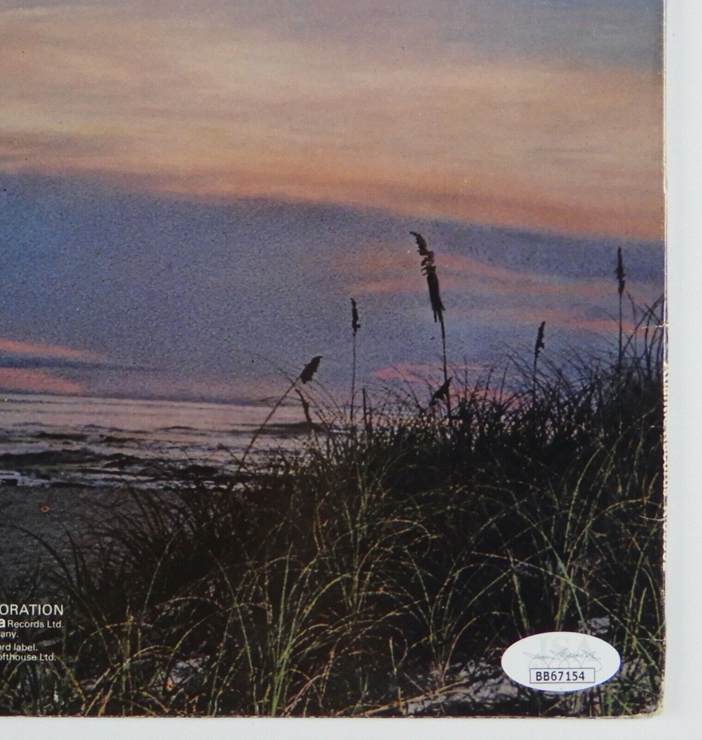 Emerson Lake & Palmer JSA Signed Autograph Album Record Vinyl Love Beach Fully