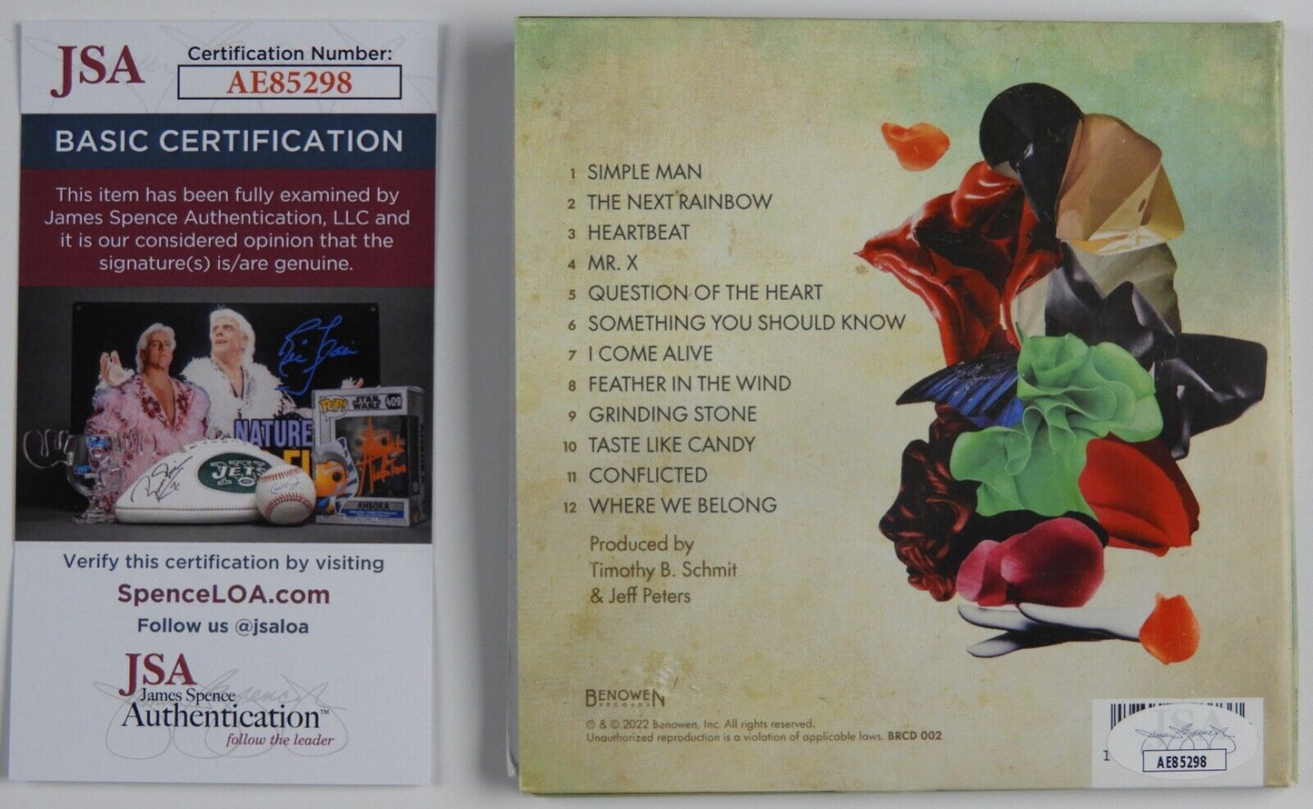 Timothy B. Schmit JSA signed autograph CD Day By Day Eagles