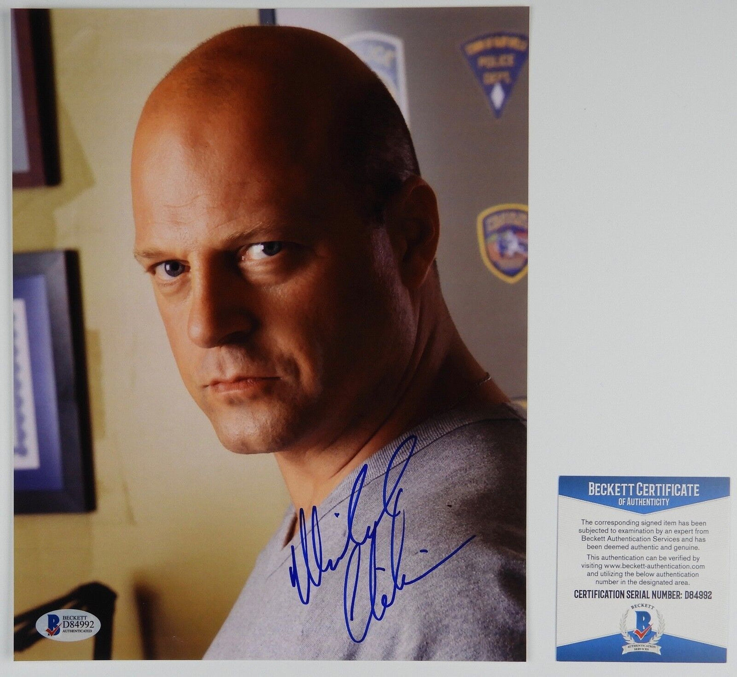 Michael Chiklis signed autograph photo 8 x 10 BAS COA Beckett