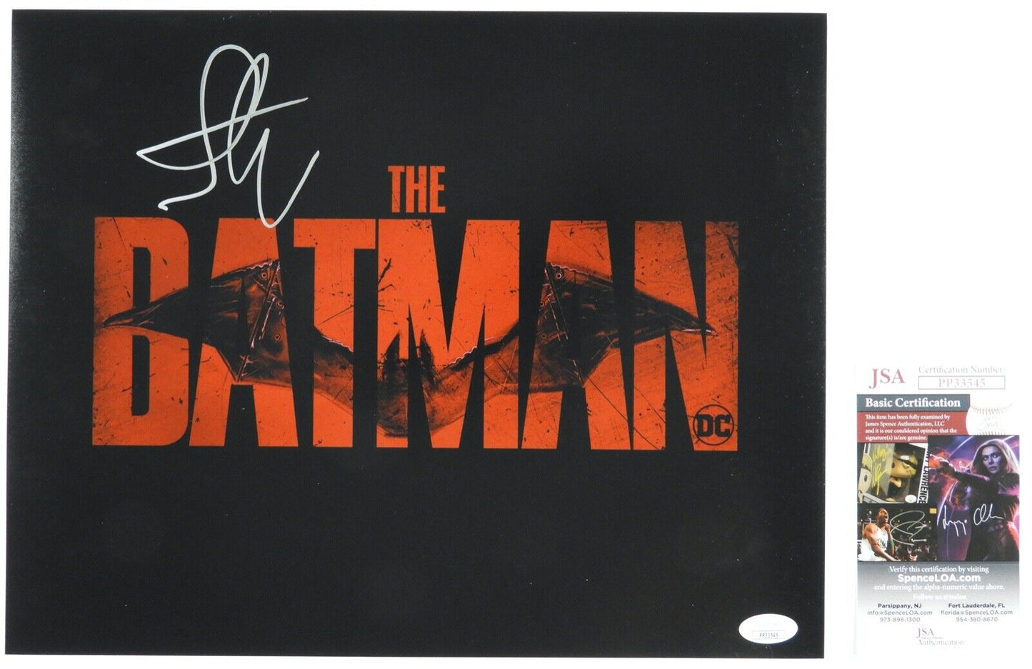 Zoe Kravitz Cat Woman The Batman Autograph Signed Photo JSA 11x14 Catwoman