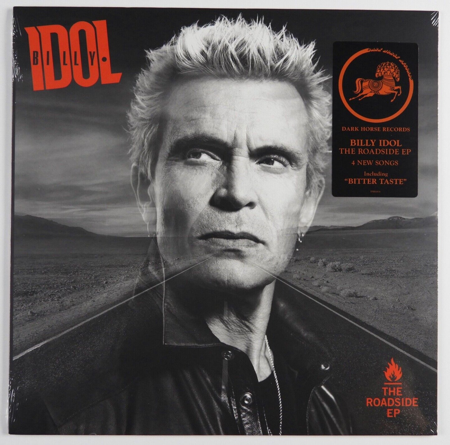 Billy Idol Autograph Signed The Roadside EP Vinyl Album Record