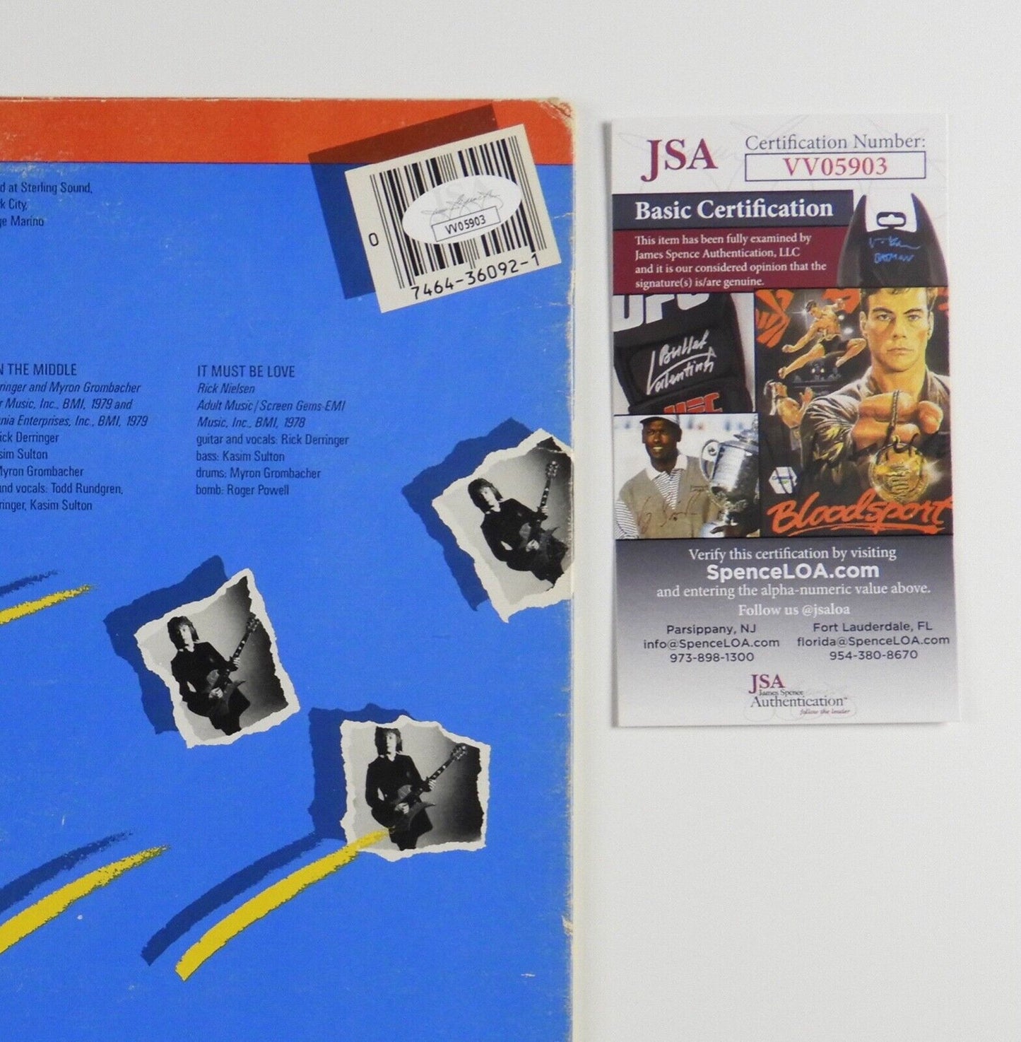 Rick Derringer Signed JSA Signed Autograph Album Record Guitars And Women