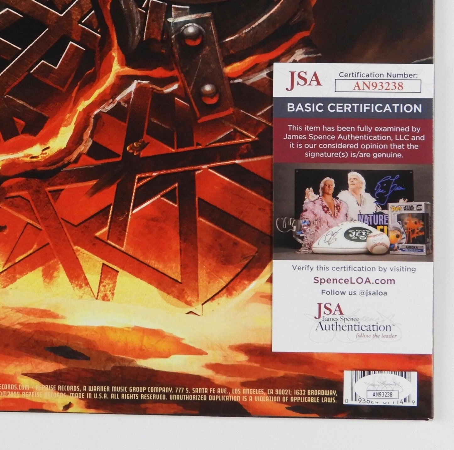 Disturbed Fully JSA Signed Autograph Vinyl Album Record Ten Thousand Fists