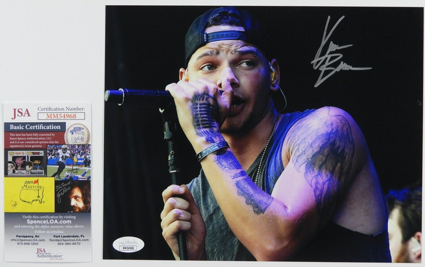 Kane Brown JSA Signed Autograph 8 x 10 photo