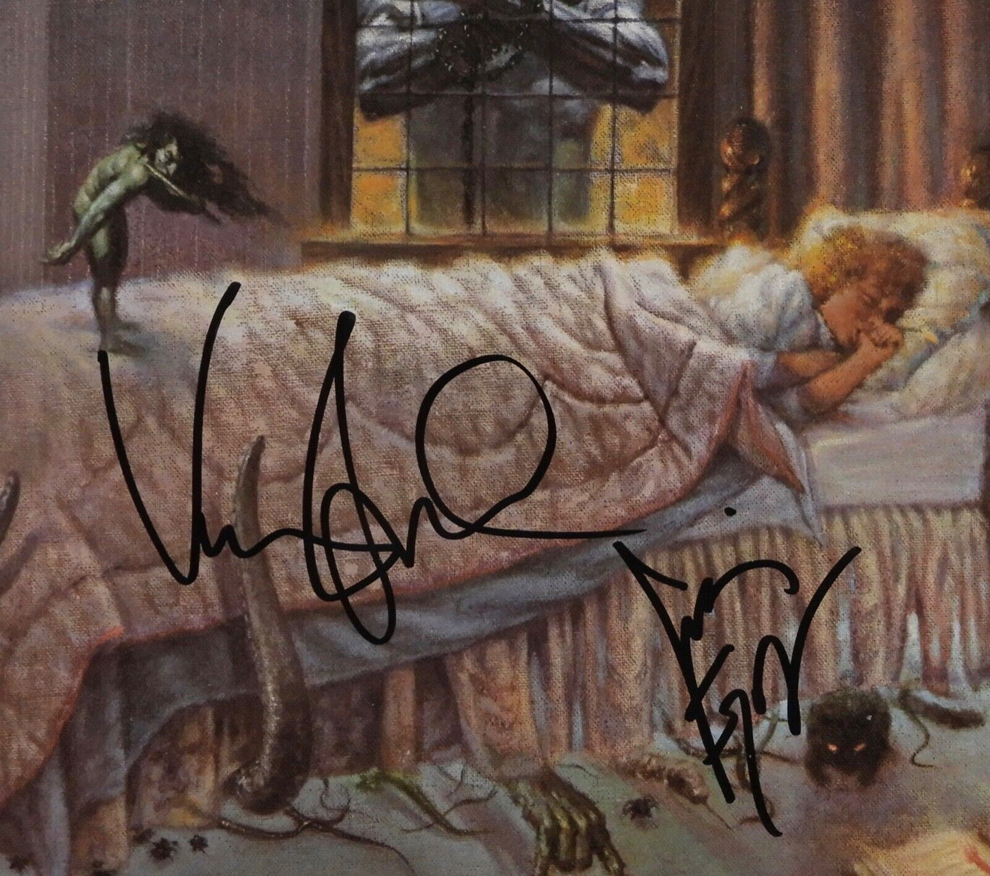 DIO JSA Signed Autograph Album Record Vinyl Dream Evil Vinny Appice Craig Goldy