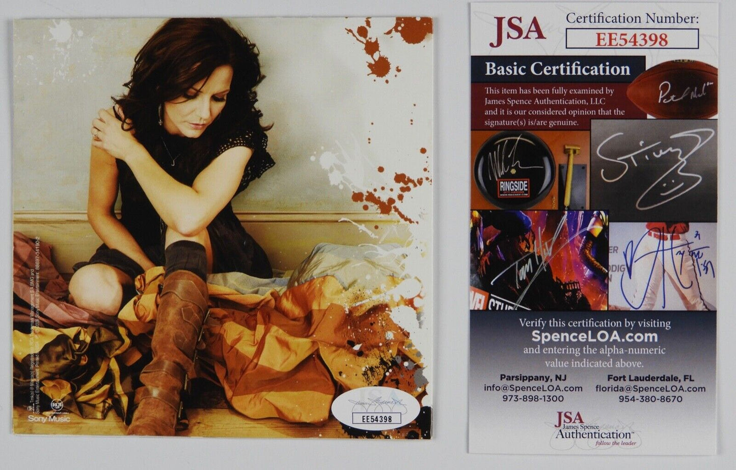 Martina McBride JSA Signed Autograph CD Booklet Shine