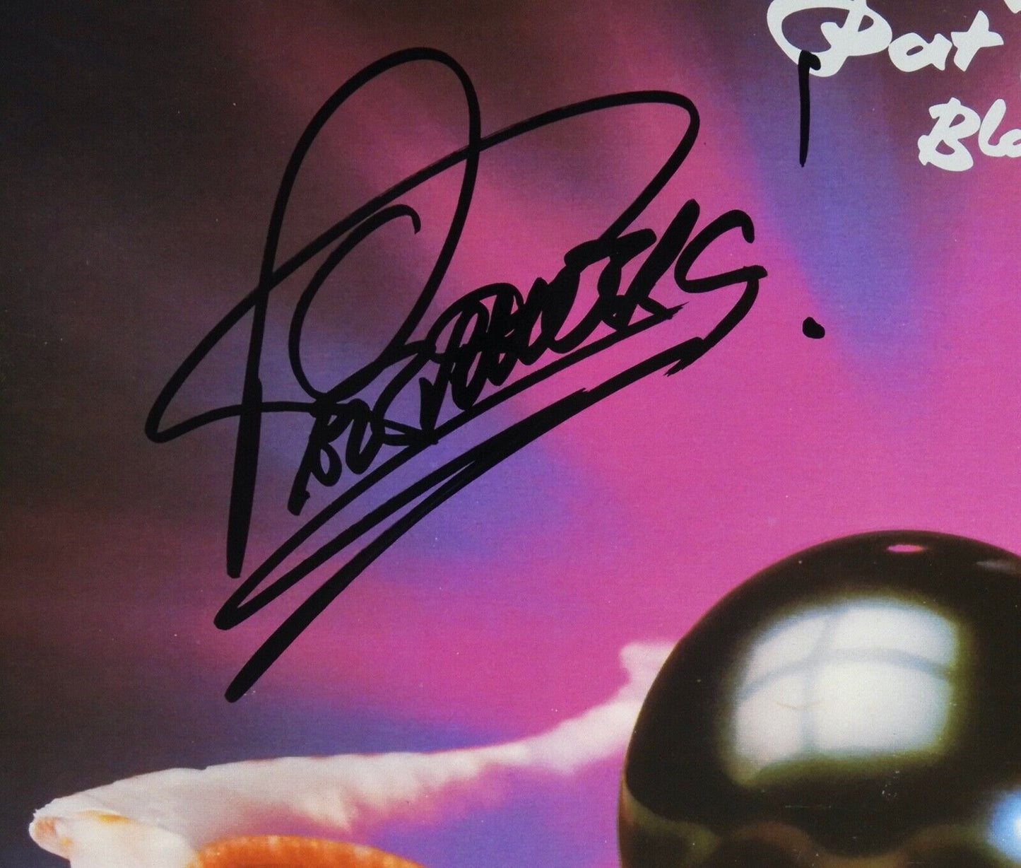 Pat Travers JSA Signed Autograph Album Vinyl Record Band Black Pearl