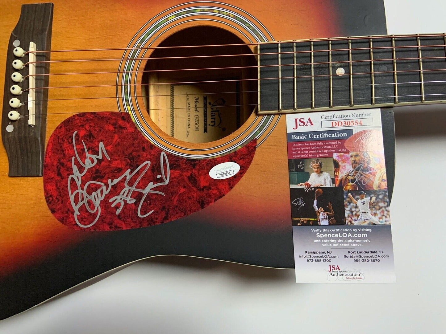 Don Barnes 38 Special Autograph Signed Acoustic Guitar JSA COA
