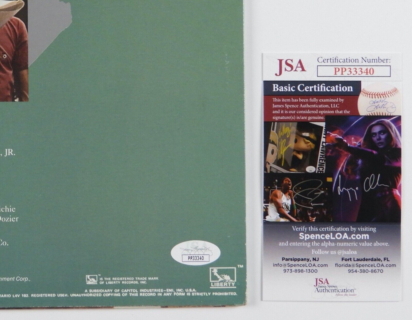 Kenny Rogers JSA Signed Autograph Album Record LP Share You Love