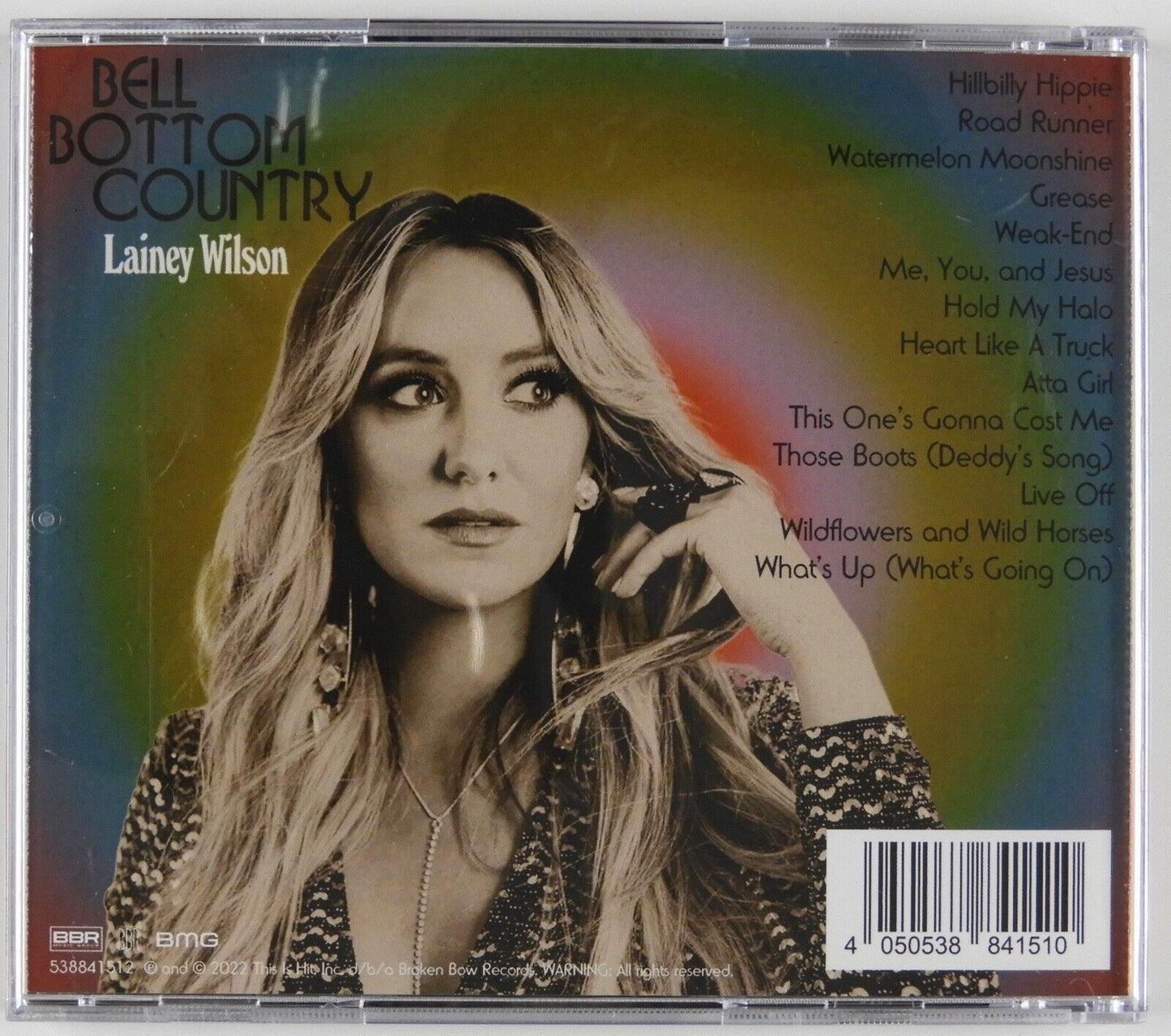 Lainey Wilson JSA Autograph Signed CD Booklet Bell Bottom Country