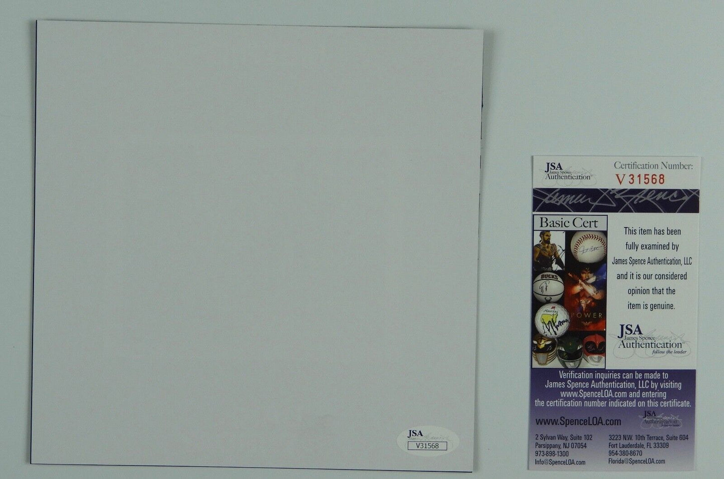Metric Dark Sunday Full Band Signed JSA Signed Autograph 45 Flex Record Vinyl
