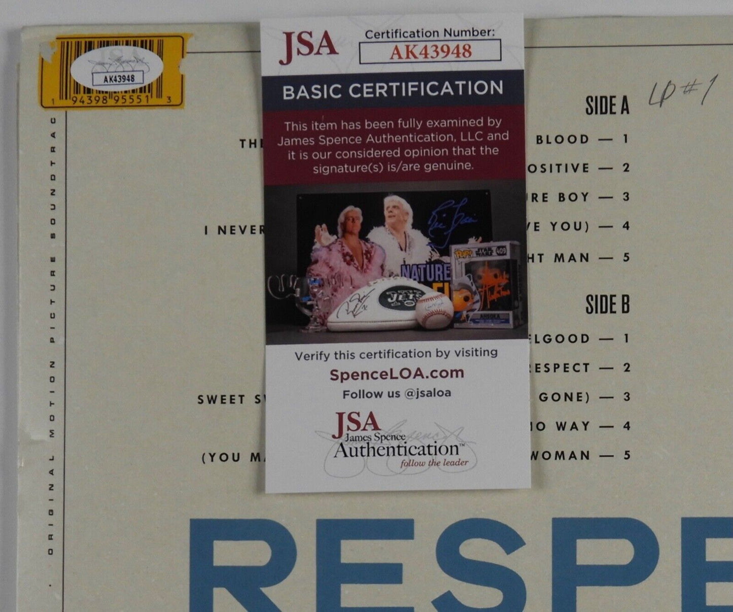 Jennifer Hudson JSA Signed Autograph Album Record Respect