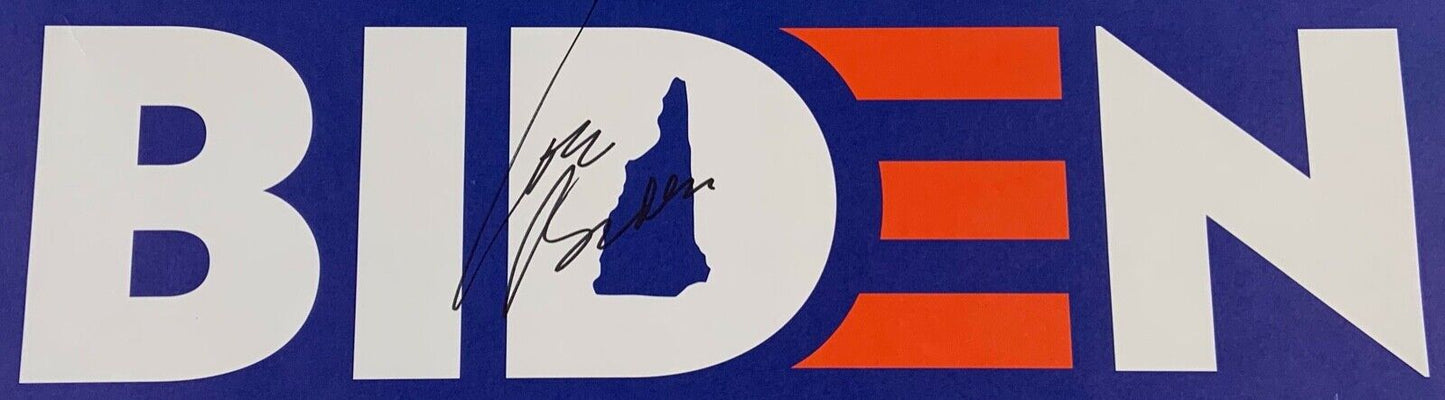 Joe Biden 46th President JSA Autograph Signed Campaign Sign