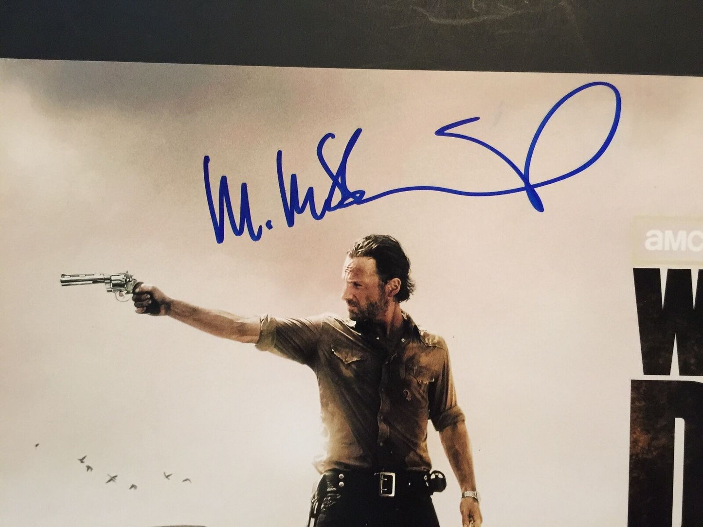 The Walking Dead Cast Autograph Signed Photo JSA 4x Daryl Michonne