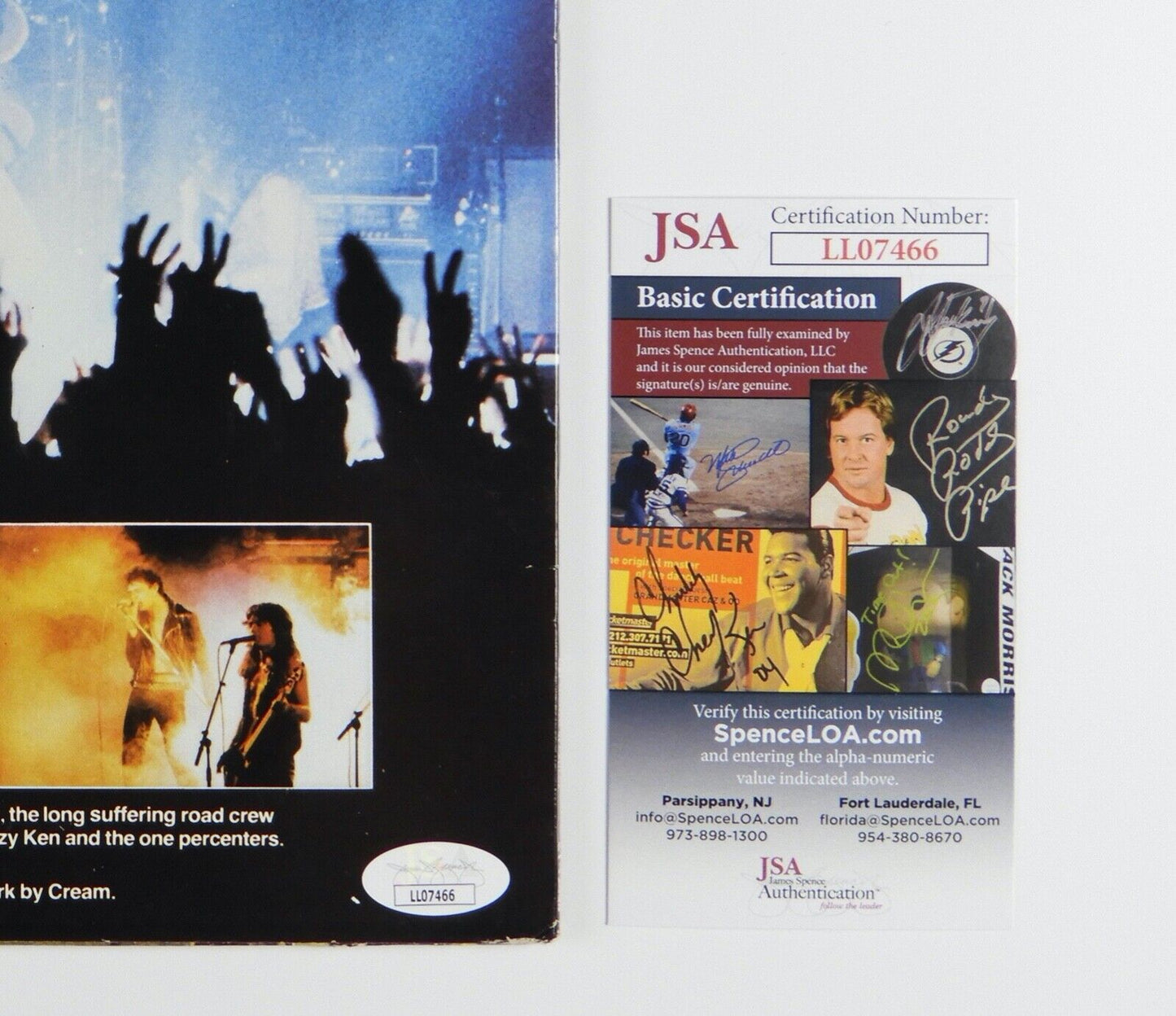 Iron Maiden JSA Signed Autograph Album Record Vinyl Coal Miner's Daughter