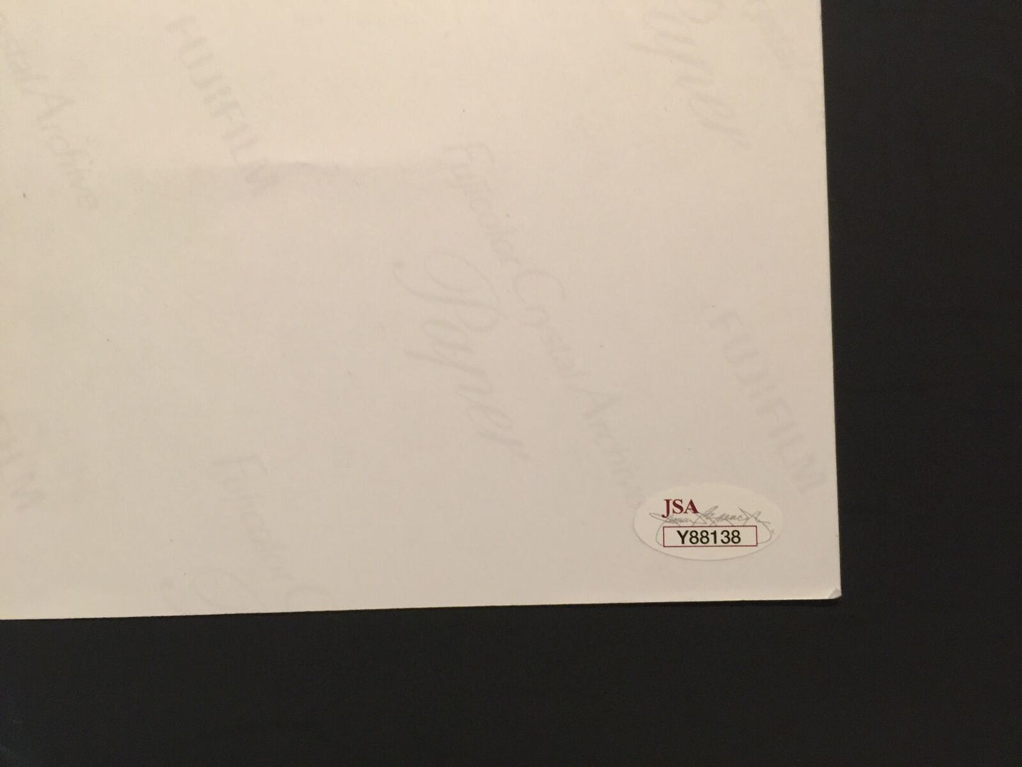 Hillary Clinton Bill Clinton Dual Autographed Signed Photo 8 x 10 JSA