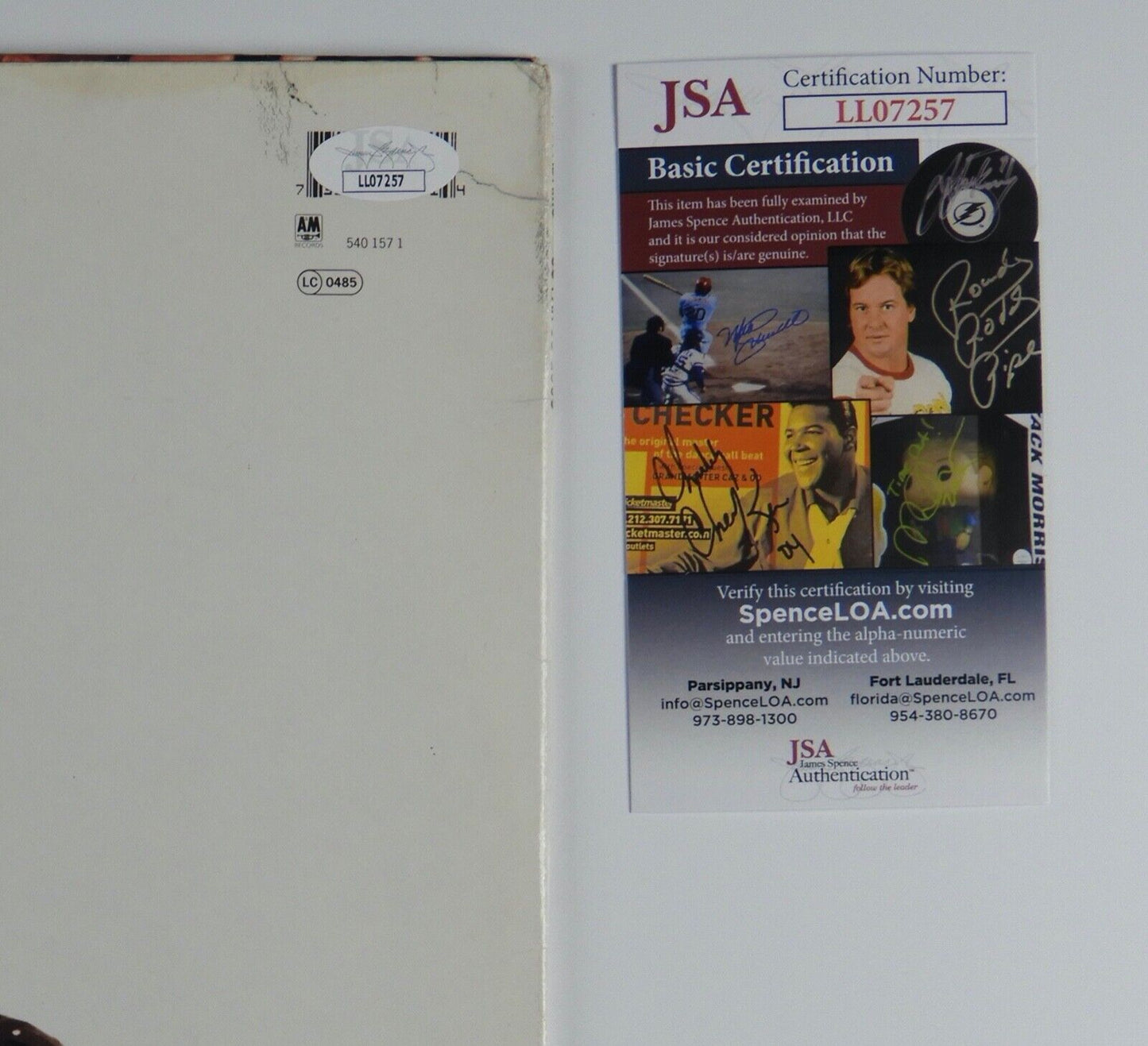 Bryan Adams JSA Signed Autograph Album Vinyl Record So Far So Good